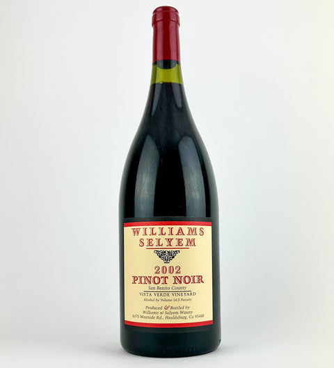 2002 Williams Selyem "Vista Verde Vineyard" San Benito County Pinot Noir (1.5L)