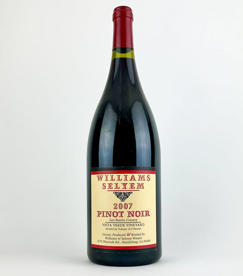 2007 Williams Selyem "Vista Verde Vineyard" San Benito County Pinot Noir (1.5L)