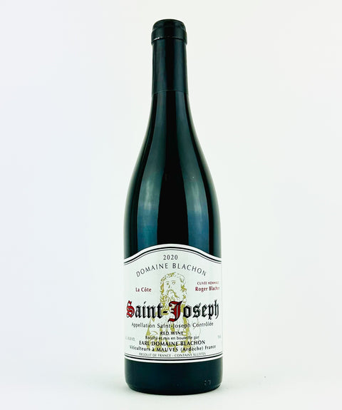 2020 Domaine Blachon "Cuvee Hommage Roger Blachon" St. Joseph Rouge, France