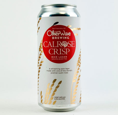 Otherwise Brewing "Calrose Crisp" Rice Lager, California (16oz Can)