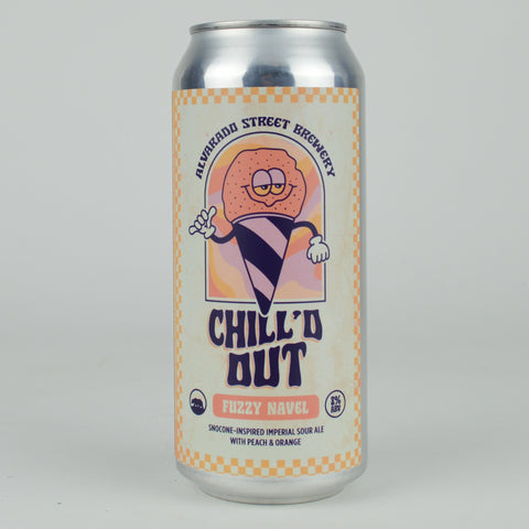 Alvarado Street "Chill'd Out-Fuzzy Navel" Snocone Imperial Sour Ale w/ Peach & Orange, California (16oz Can)