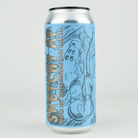 Imprint "Sketchy AF" Triple Dry Hopped Double Hazy IPA, Pennsylvania (16oz Can)