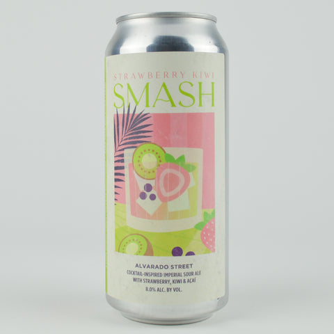 Alvarado Street "Strawberry Kiwi Smash" Cocktail Inspired Smoothie Sour Ale, California (16oz Can)