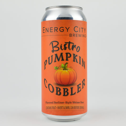 Energy City "Bistro-Pumpkin Cobbler" Flavored Berliner Weisse, Illinois (16oz Can)