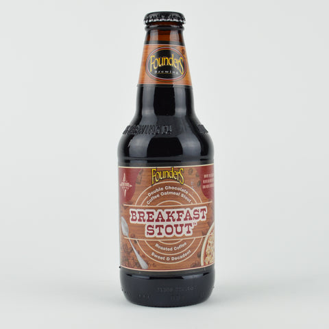 Founders "Breakfast Stout" Double Chocolate Coffee Oatmeal Stout, Michigan (12oz Bottle)
