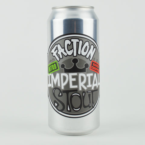 Faction "Oaked Chipped" Nitro Imperial Stout, California (16oz Can)