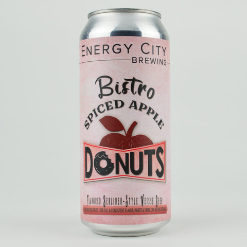 Energy City-Bistro-Spiced Apple Donuts" Flavored Berliner Weisse, Illinois (16oz Can)