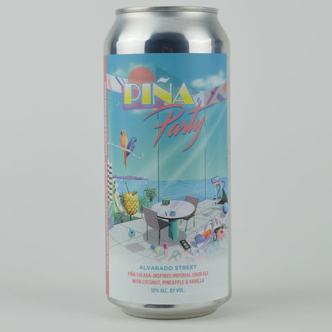 Alvarado Street "Pina Party" Pina Colada Inspired Imperial Sour Ale, California (16oz Can)