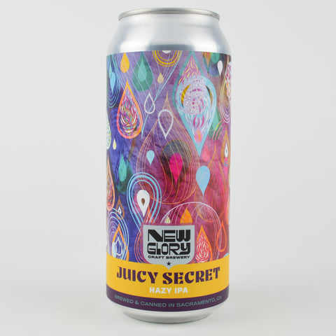 New Glory "Juicy Secret" Hazy IPA, California (16oz Can)
