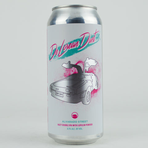 Alvarado Street "DeLorean Dust" Hazy Double IPA w/Lupulin Powder, California (16oz Can)
