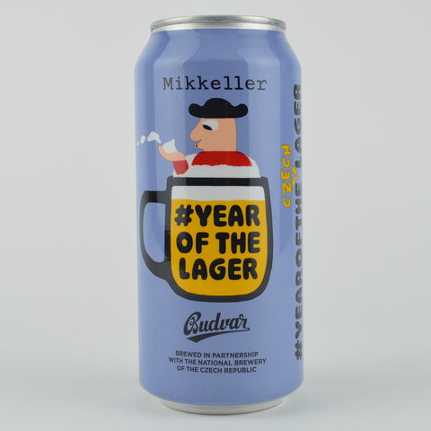 Mikkeller/Budvar "#Year of the Lager" Lager, Sweden (440ml Can)