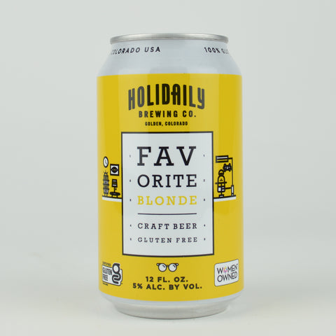 Holidaily "Favorite" Blonde Ale, Colorado (12oz Can)