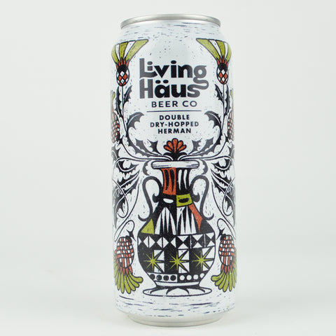 Living Haus "DDH Herman" Double Dry Hopped Hazy IPA, Oregon (16oz Can)