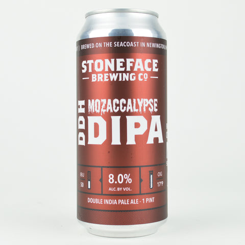 Stoneface "DDH Mozaccalypse" Double Dry Hopped Double Hazy IPA, New Hampshire (16oz Can)