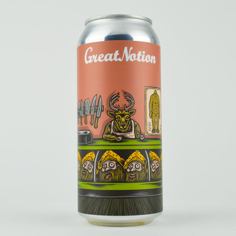 Great Notion/Saraveza "Head Cheese" Milk Stout w/Cacao Nibs and Peanuts, Oregon (16oz Can)