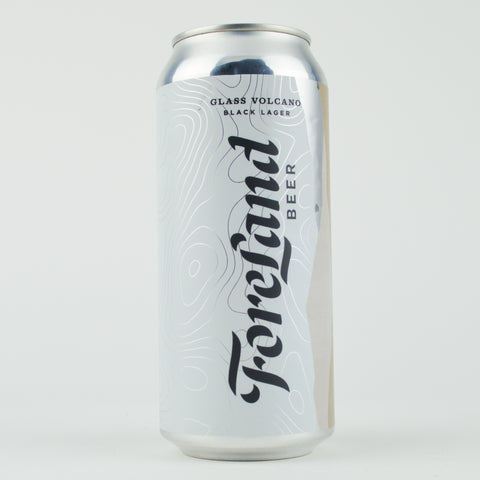 Foreland "Glass Volcano" Black Lager, Oregon (16oz Can)