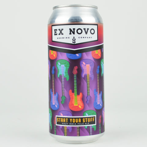 Ex Novo "Strat Your Stuff" Hazy IPA, Oregon (16oz Can)