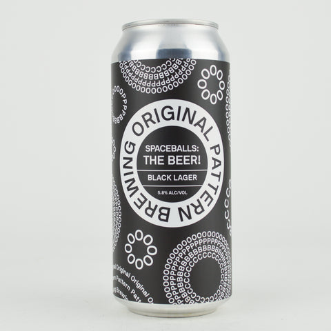 Original Pattern "Spaceballs: The Beer!" Black Lager, California (16oz Can)