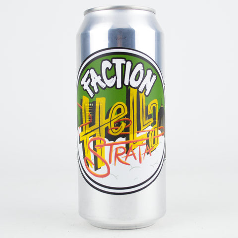 Faction "Hella Strata" Helles Lager, California (16oz Can)