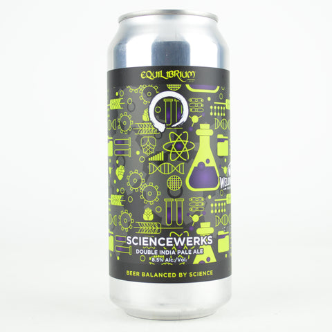Equilibrium/Weldwerks "Sciencewerks" Hazy Double IPA, New York (16oz Can)