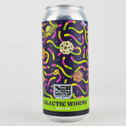 New Glory "Galactic Worms" Hazy IPA, California (16oz Can)