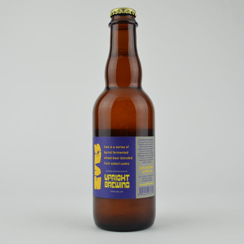 Upright "Ives-Blend #4" Barrel Fermented Wheat Ale, Oregon (12.7oz Bottle)