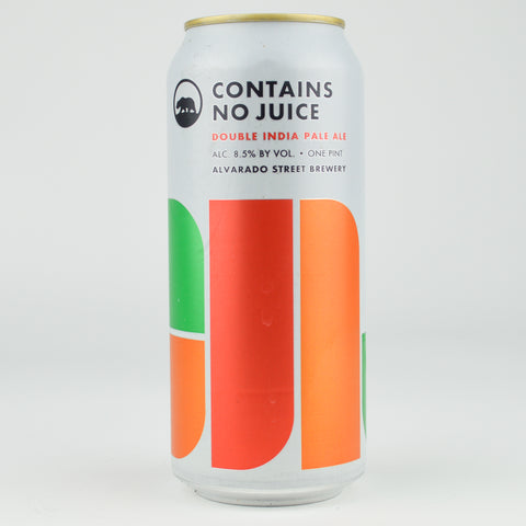 Alvarado Street "Contains No Juice" Double Hazy IPA, California (16oz Can)