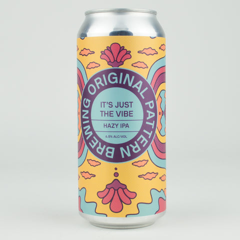 Original Pattern "It's Just The Vibe" Hazy IPA, California (16oz Can)