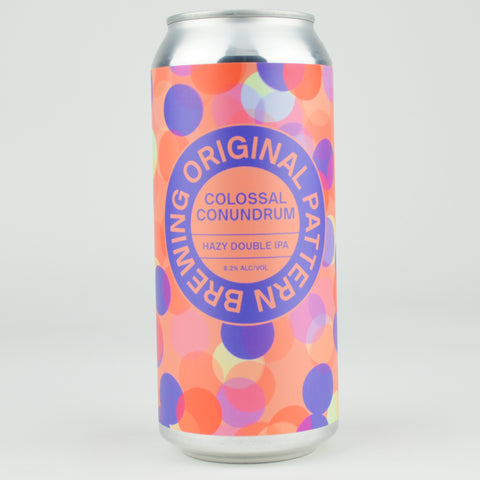 Original Pattern "Colossal Conundrum" Double Hazy IPA, California (16oz Can)