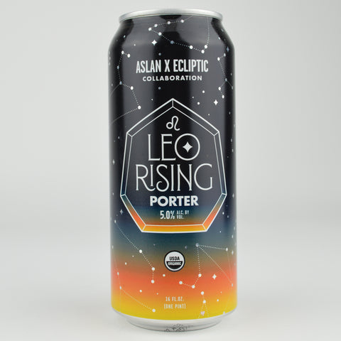 Aslan/Ecliptic "Leo Rising" Porter, Washington (16oz Can)