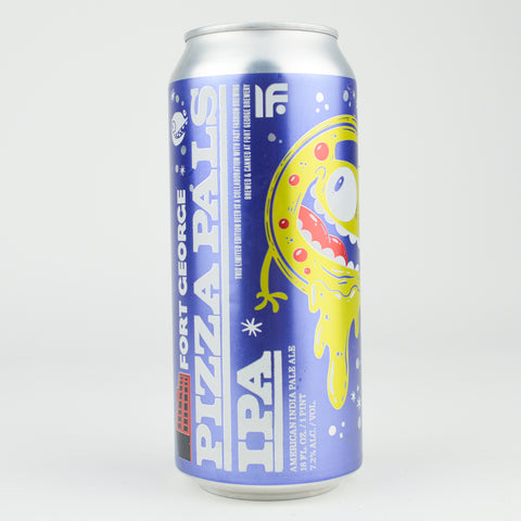 Fort George/Fast Fashion "Pizza Pals" Hazy IPA, Oregon (16oz Can)