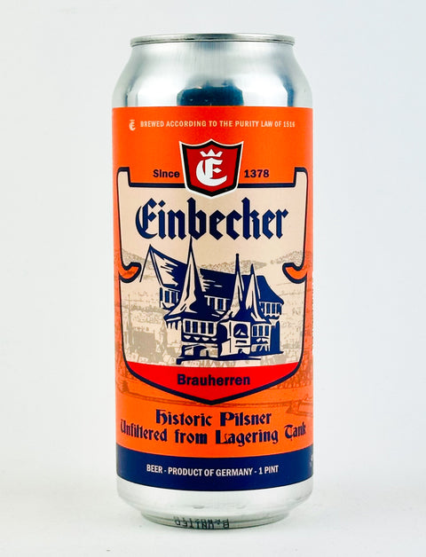 Einbecker Brauherren Historic Unfiltered Pilsner, Germany (16oz Can)