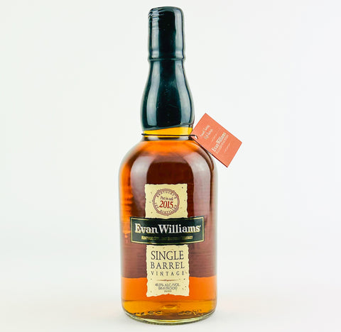 2015 Evan Williams Single Barrel Kentucky Straight Bourbon Whiskey, Kentucky (750ml Bottle)