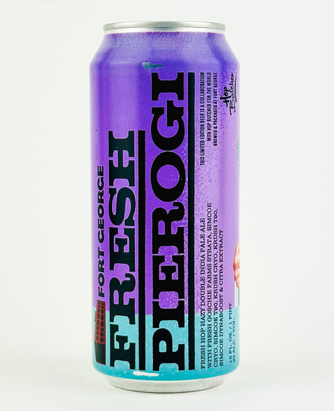 Fort George/Hop Butcher "Fresh Perogi" Double Hazy IPA, Oregon (16oz Can)