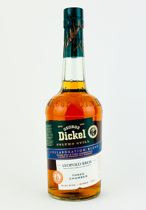 George Dickel/Leopold Bros "Column Still/Three Chamber-Collaboration Blend" Rye Whiskey (750ml Bottle)