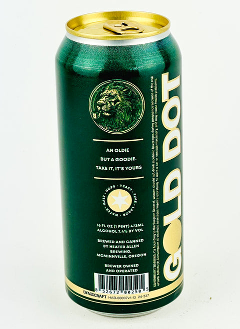 Gold Dot "Slim Digs" IPA, Oregon (16oz Can)