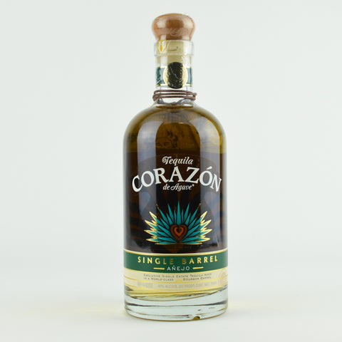 Corazon "Single Barrel-Blanton's Aged" Anejo Single Estate Tequila (750ml Bottle)