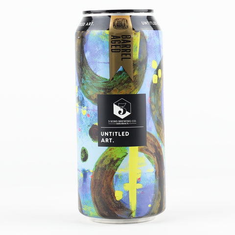 Untitled Art/3 Sons "Mexican Style Pot de Creme" Barrel Aged Imperial Stout, Wisconsin (16oz Can)
