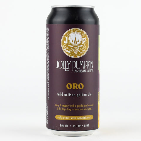 Jolly Pumpkin Artisan Ales "Oro" Wild Artisan Golden Ale, Michigan (16oz Can)
