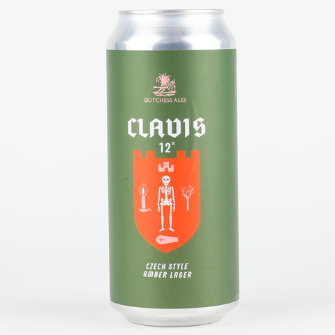 Dutchess Ales "Clavis 12" Czech Style Amber Lager, Missouri (16oz Can)