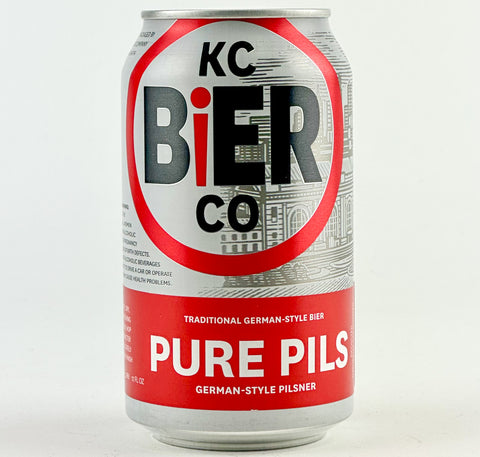 KC Bier Co. "Pure" Pilsner, Missouri (12oz Can)