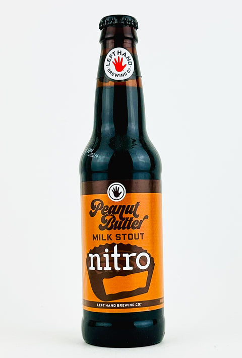 Left Hand Nitro Peanut Butter Stout, Colorado (12oz Bottle)
