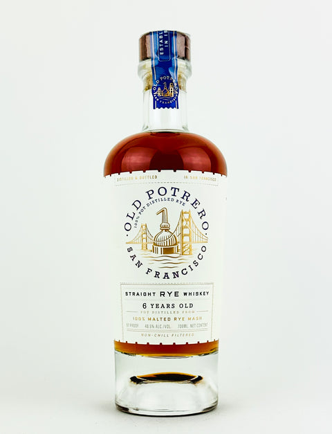 Old Potrero 6 Year Old Straight Rye Whiskey, California (700ml Bottle)