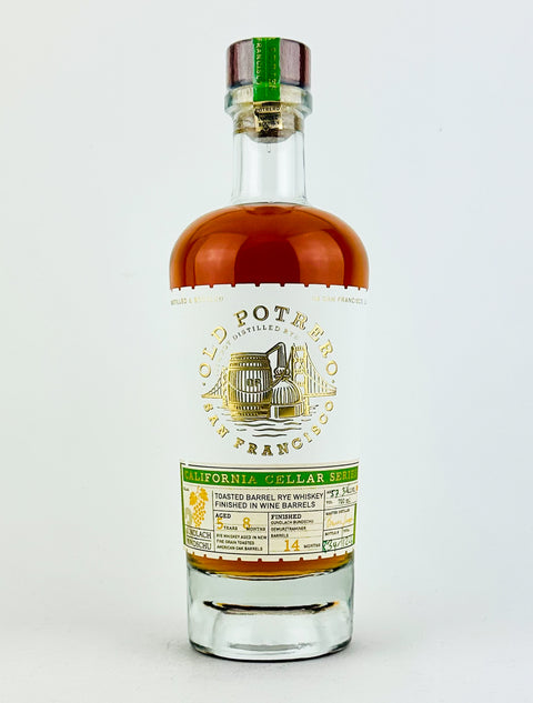 Old Potrero "California Cellar Series-Gundlach Bundschuh" Straight Rye Whiskey Finished In Wine Barrels, California (700ml Bottle)