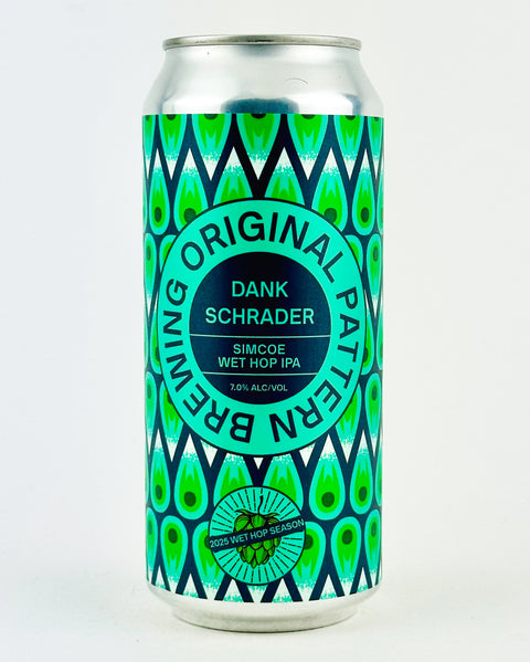 Original Pattern "Dank Schrader" Wet Hop IPA, California (16oz Can)