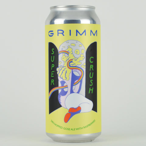 Grimm "Super Crush" Dry-Hopped Gose w/Raspberries, New York (16oz Can)