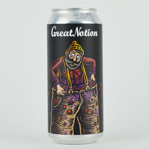 Great Notion "Jammy Pants" Tart Ale w/ Blueberry, Boysenberry, Blackberry, Oregon (16oz Can)