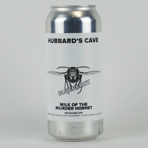 Hubbard's Cave "Milk of the Murder Hornet-Blueberry" Milkshake Imperial IPA, Illinois (16oz Can)