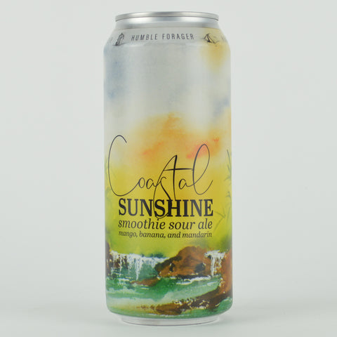 Humble Forager "Coastal Sunshine-Version 18" Smoothie Sour Ale w/Mango, Banana & Mandarin, Wisconsin (16oz Can)