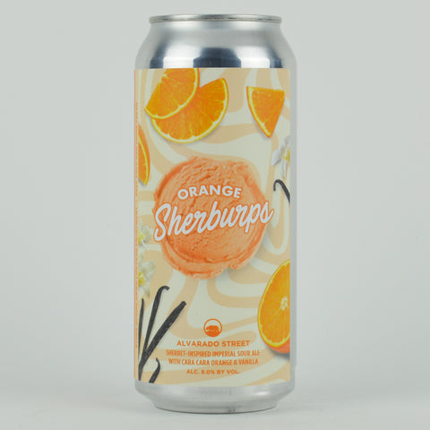 Alvarado Street "Orange Sherburps" Sherbet Inspired Imperial Sour w/ Cara Cara Orange & Vanilla, California (16oz Can)